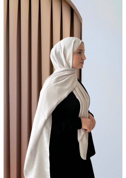 Çiçek Desen Jakar Şal - Sarqa Scarft