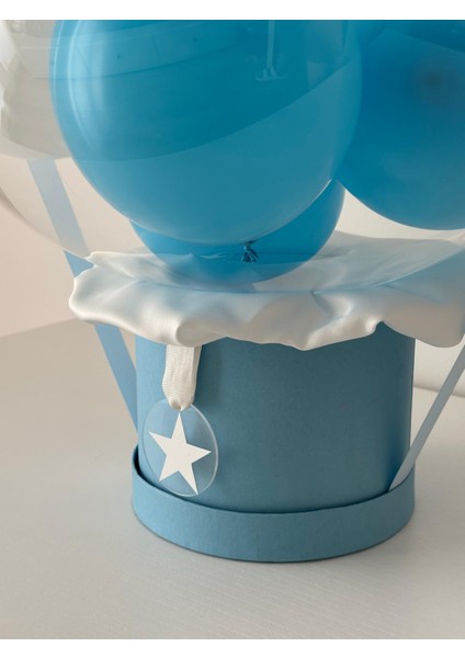 Yeni Doğan Hediye Bebek Balon Kutusu (Kişiselleştirilebilir)