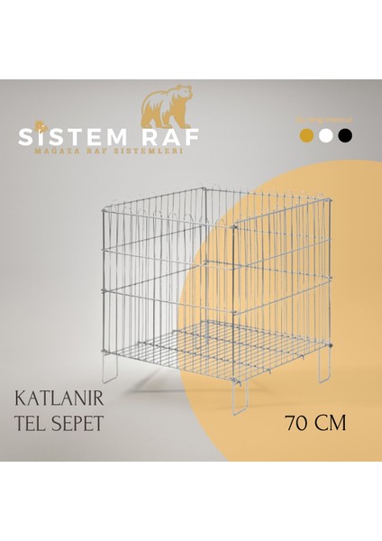 53*53 Katlanır Tel Sepet