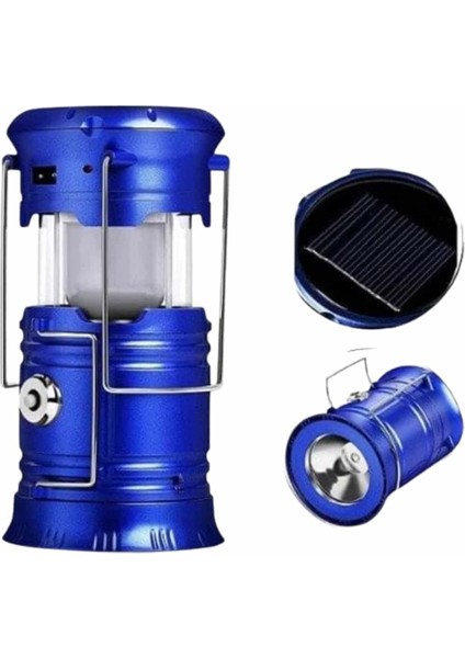 Büyük Boy Güneş Enerjili Kamp Feneri Işıldak Lamba USB Şarjlı modelleri