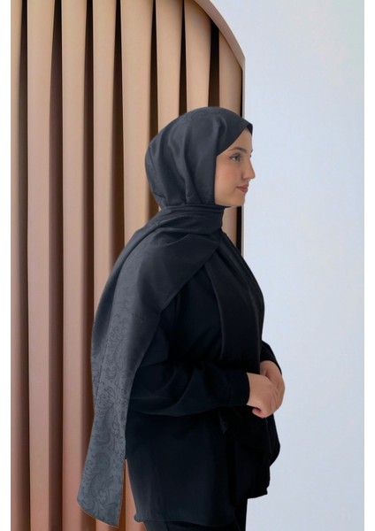 Çiçek Desen Jakar Şal - Sarqa Scarft