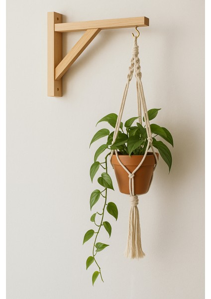 Makrome Çubuğu Ham Ahşap 50 Cm. Uzunluk 10 Mm. Çap 3 Adet fiyatları