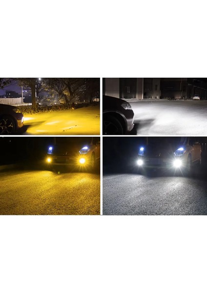 9005/9006 Beyaz/sarı Renk Sis Farı LED Seti - 12V (Aç-Kapat Modlu) modelleri