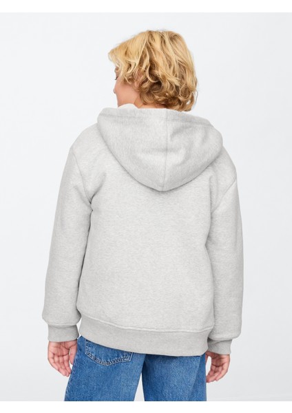 Erkek Çocuk Gri Vintagesoft Sherpa Fermuarlı Sweatshirt indirimleri