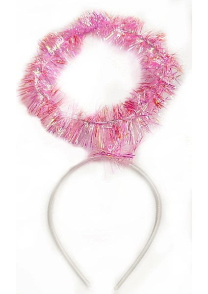 Pembe Metalize Melek Hare Taç Çocuk Yetişkin Uyumlu (5047) fiyatları