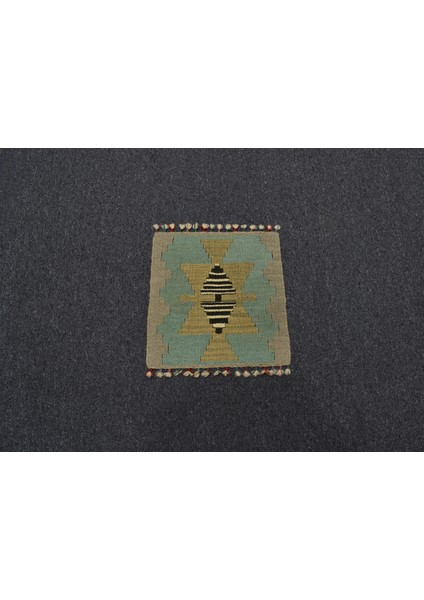 Yeni El Dokuma Kare Köşe Sandalye Minderi Pınarbaşı Kayseri Yün Kilim 5983 fiyatları