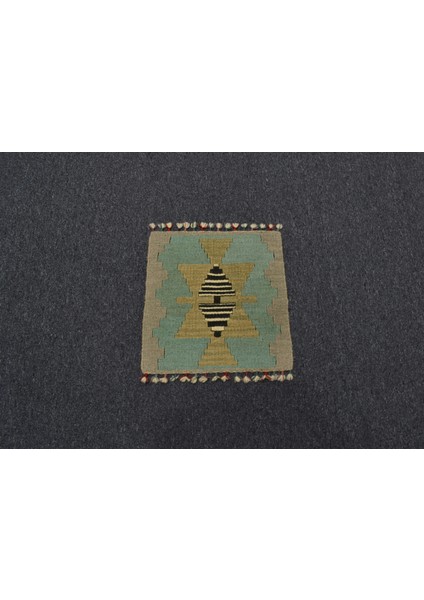 Yeni El Dokuma Kare Köşe Sandalye Minderi Pınarbaşı Kayseri Yün Kilim 5983 fırsatları