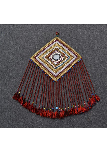 Yeni El Dokuma Elegant Duvar Süsü Aynalı Yörük Kilim Nazarlık 5994 fırsatları