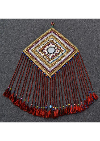 Yeni El Dokuma Elegant Duvar Süsü Aynalı Yörük Kilim Nazarlık 5994 indirimleri