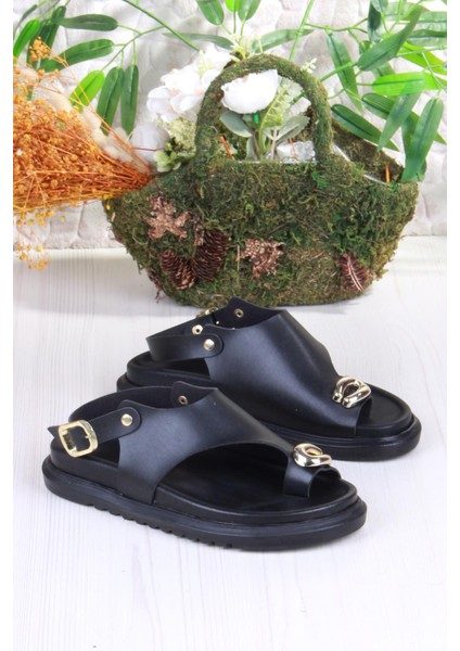 099-108 Fls Toka Detaylı Parmak Arası Kadın Sandalet fırsatları