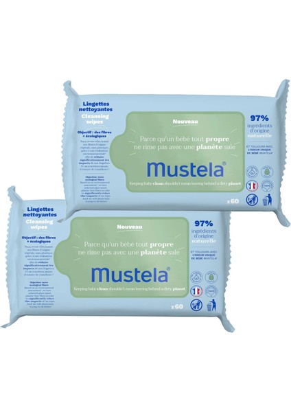 Cleansing Wipes x 60 Ikili Özel Paket