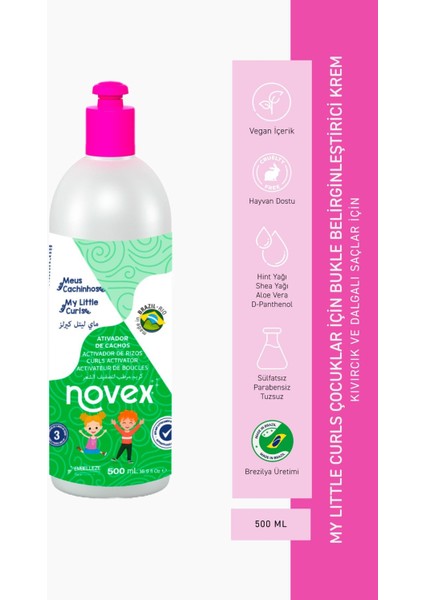 My Little Curls - Kıvırcık ve Dalgalı Saçlı Çocuklar Için Bukle Belirginleştirici AKTIVATÖR SAÇ KREMI 500G fırsatları