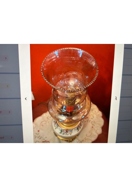 40 cm Boyunda Avrupa Porselen Abajur