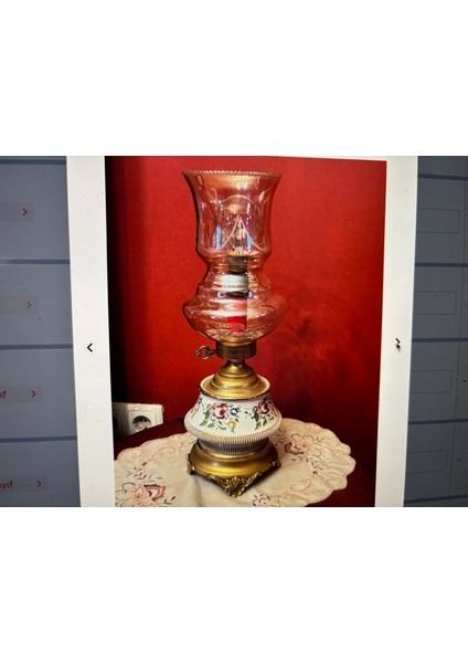 40 cm Boyunda Avrupa Porselen Abajur