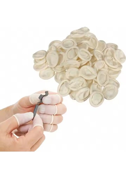 Bireysel Güvenlik-Nitril Mavi Renk Pudrasız Parmak Ucu Eldiveni-50'li Paket Halindedir.- fırsatları