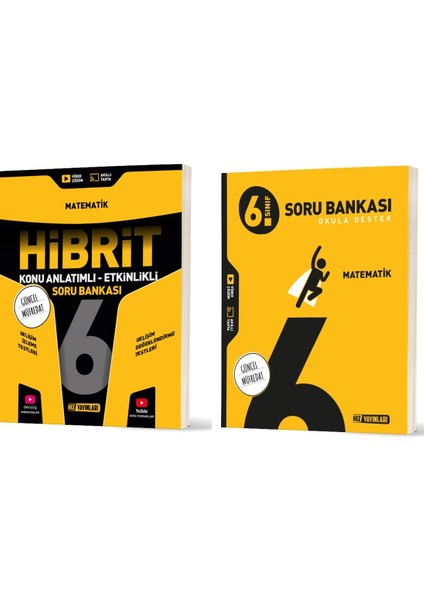 2026 6. Sınıf Matematik Soru + Hibrit - Konu Seti 2 Kitap