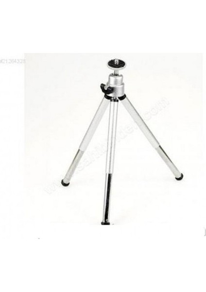 Metalik Renk Tripod 3 Yönlü Profesyonel Mini