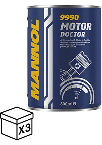 MN9990-0.30ME Motor Doctor (Metal) 300 ml 3 Adet