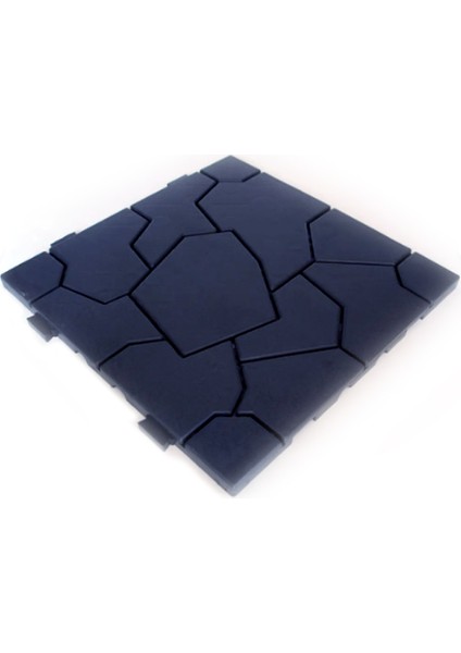 Dış Mekan Dogaltas Desen Sert Plastik Yer Karosu Zemin Döşemesi (Antrasıt) 50 x 50 1 M2 (4 Adet) fiyatları