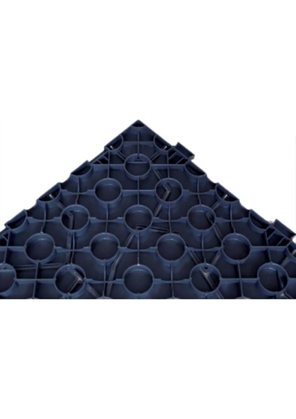 Dış Mekan Dogaltas Desen Sert Plastik Yer Karosu Zemin Döşemesi (Antrasıt) 50 x 50 1 M2 (4 Adet) modelleri