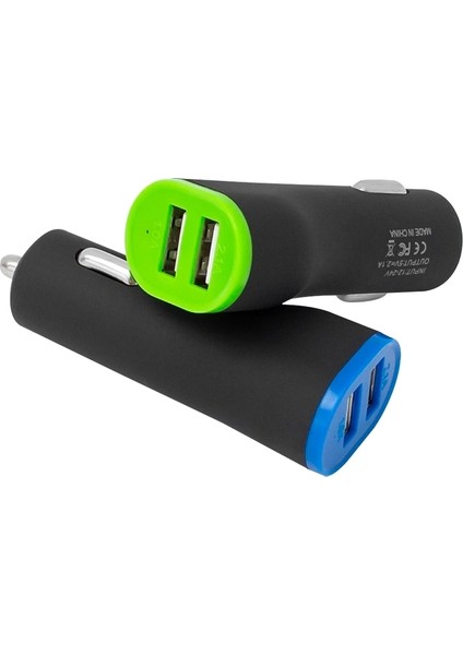 Çift Usbli 2.1A Araç Çakmaklık Şarj Aleti (5047) modelleri