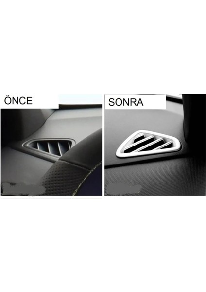 Hyundai Kona Ön Menfez Kaplama / Sılver (2 Parça) modelleri