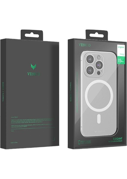 Venco iPhone 16 Pro Max Sense Magsafe Kapak - Siyah modelleri