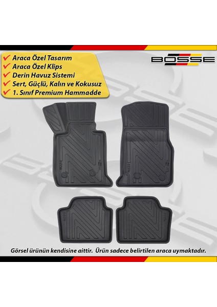 Bmw 3 Serisi F30 Paspas Araca Özel Xdrive (4x4) 2012-2018 Derin Havuzlu Bosse North Serisi modelleri