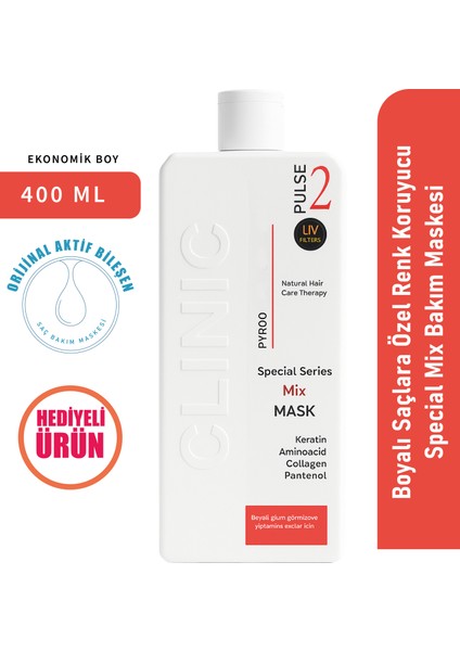 Boyalı Saçlara Özel Renk Koruyucu - Special Mix Bakım Maskesi - No:2- 400 ml