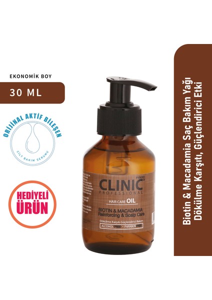 Biotin& Macadamia Saç Bakım Yağı