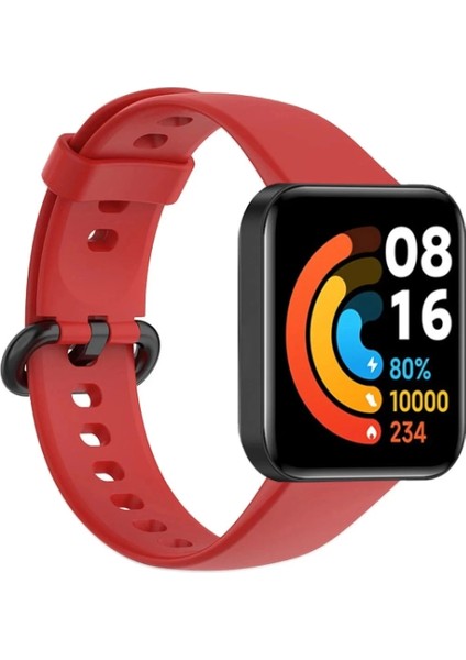 Xiaomi Redmi Watch 2 Klasik Kordon - Kırmızı