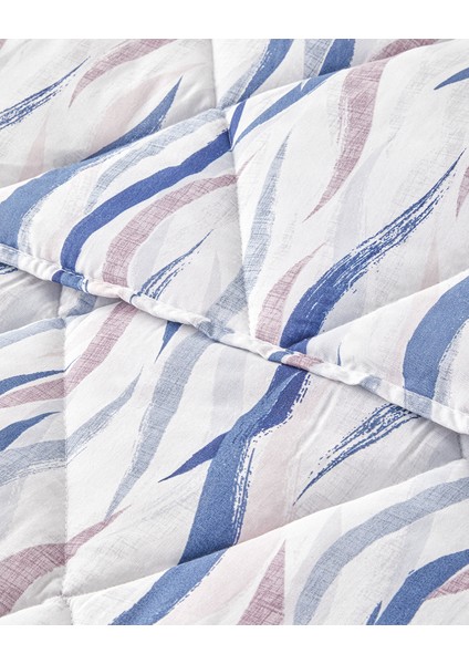 Vendy Polycotton Çift Kişilik Uyku Seti Beyaz - Mavi modelleri