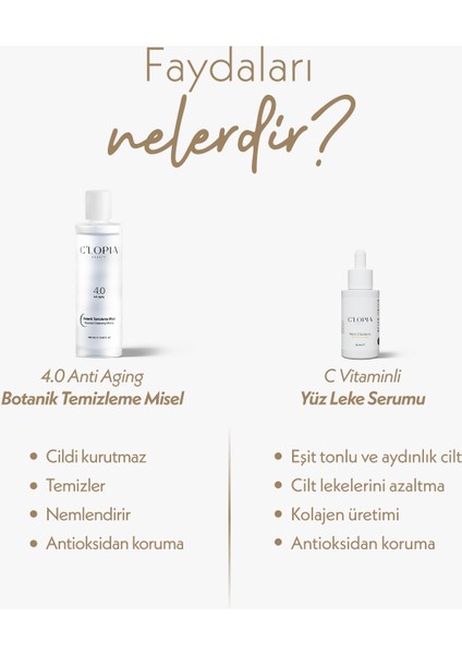 Canlandırıcı Cilt Bakım Ikilisi C Vitamini Hyaluronik Asit Propolis Gül Suyu Kekik Suyu Vitamin E Ferulik Asit modelleri