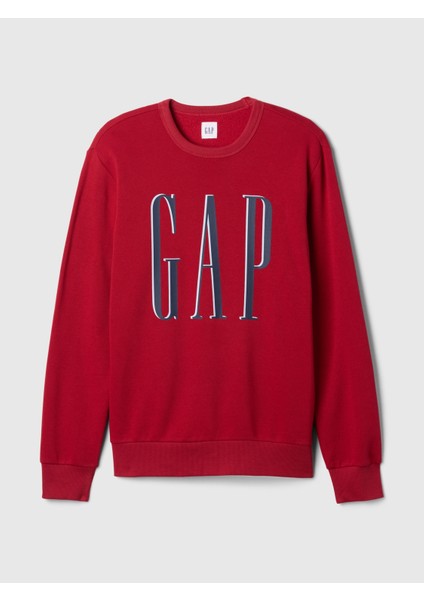 Erkek Kırmızı Gap Logo Fleece Sweatshirt fiyatları