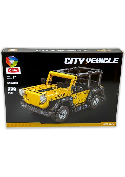 City Vehicle Jeep Suv 229 Parça 47106