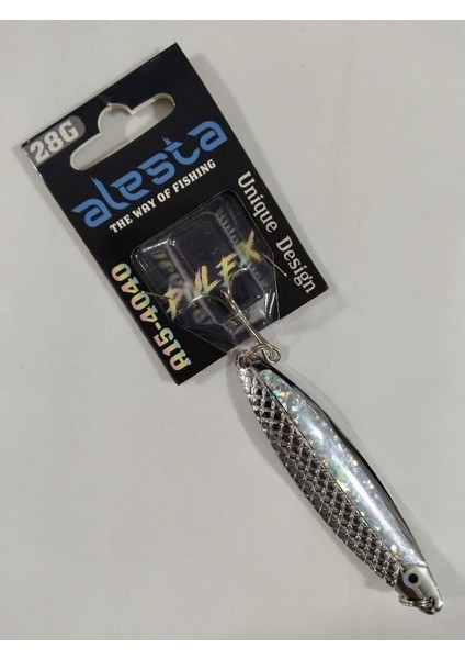 Pulex 28 gr Metal Kaşık - Gümüş Lazer