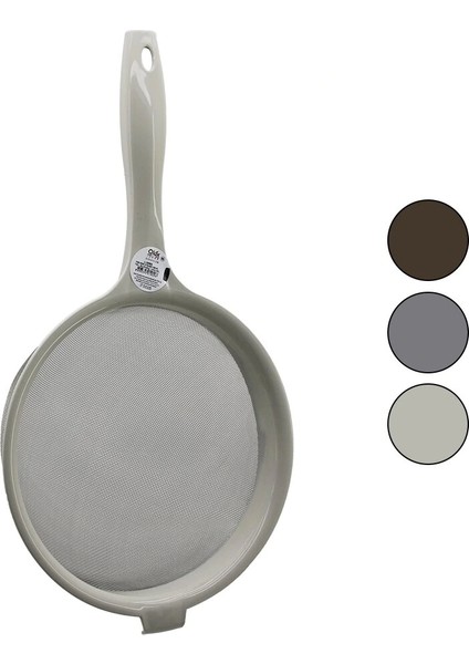 Qlux Fıne Mesh L-00909 No-20 1800ML Ince Örgü Tel Süzgeç Renkli Plastik Sap - Çerçeve (5047)