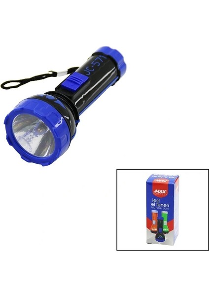 Pilli Mini=11.2cm LED El Feneri 75LÜMEN Output: 1.5V Renkli Plastik (5047)