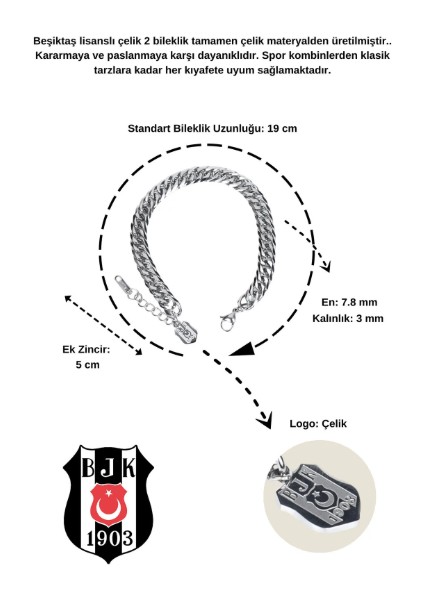 Çelik Bileklik Unisex Günlük Kullanım İçin Ayarlanabilir Gri Paslanmaz Çelik modelleri