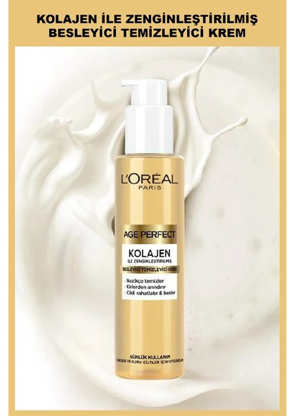 Loreal Paris Age Perfect - Kolajen Besleyici Temizleyici Krem 50ML