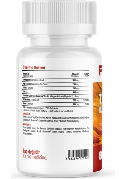 Thermo Burner - 60 Kapsül x 2 Adet fiyatları