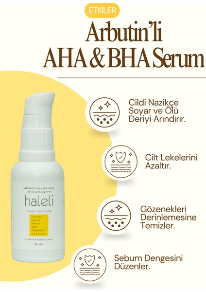 Arbutin'li Aha&bha Serum / Leke Karşıtı Serum modelleri