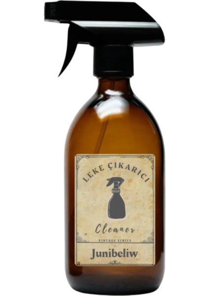 Çok Amaçlı Cam Boş Amber 500ML Sprey Şişe Leke Çıkarıcı Etiketli Cam Şişe 500ML