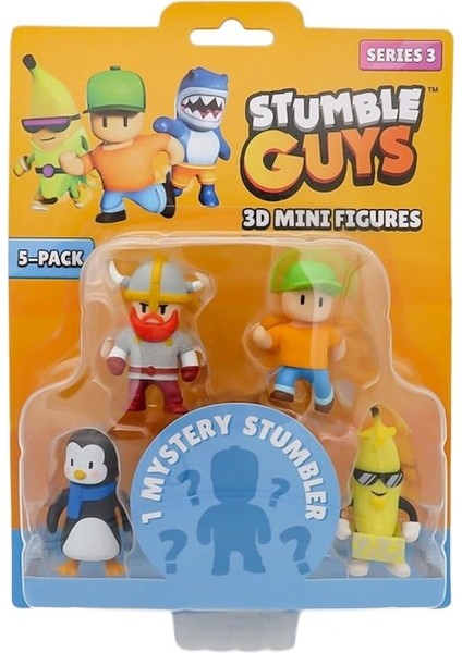 Nessiworld TUY22000 Stumble Guys 5li Mini Figür