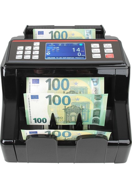 HI2200 Silver Karışık Para Sayma Makinesi, Tl, Euro ve Usd Sahte Yakalama +Müşteri Ekranı -Avrupa'nın En Büyük Markası fiyatları