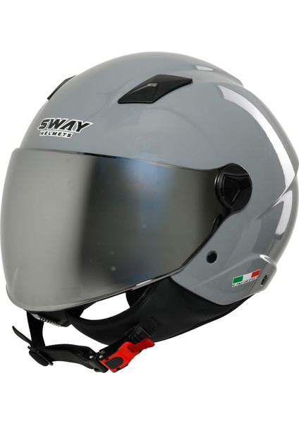Sw 765 Güneş Vizörlü Yarım Motosiklet Kaskı Nardo Gri fiyatları