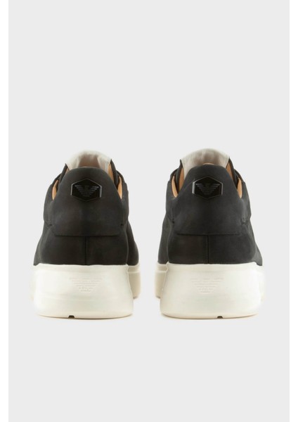 Logolu Hakiki Deri Kalın Taban Sneaker Ayakkabı Erkek Ayakkabı EM003663 AF19998 UC001 indirimleri