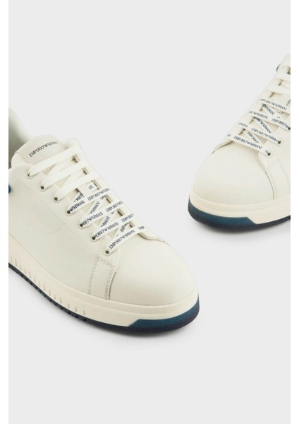 Hakiki Deri Logolu Sneaker Ayakkabı Erkek Ayakkabı EM003663 AF18212 FB060 fiyatları