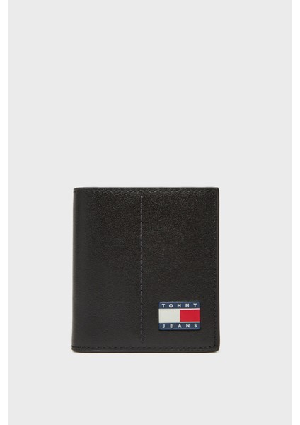 Deri Logolu Dikiş Detaylı Cüzdan Erkek Cüzdan AM0AM13408 Bds