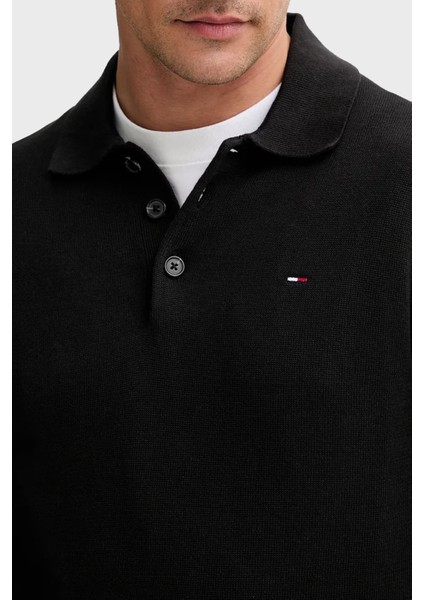 % 100 Pamuk Regular Fit Düğmeli Polo Yaka Kazak Erkek Polo Yaka Kazak DM0DM20304 Bds fırsatları